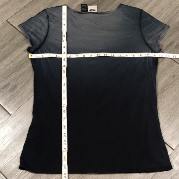 Harley-Davidson Motorcycles Scoop Neck Light Weight Screen Print Tee size L - Picture 7 of 8